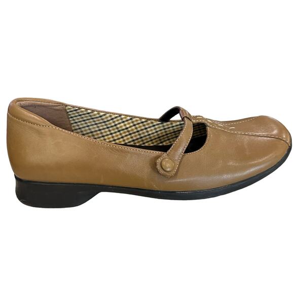 Nine West Women's Mary Jane Flats Brown Size 6M Comfortable Classic - Picture 6 of 8